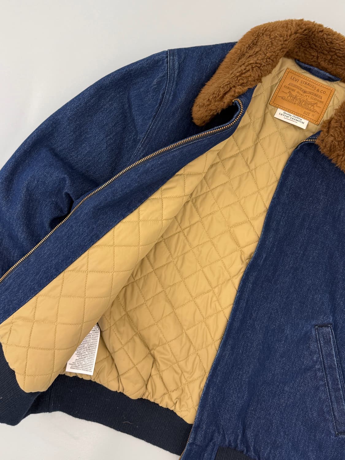 리바이스 루즈핏 시어링 베이 데님 봄버 자켓  상품이미지4