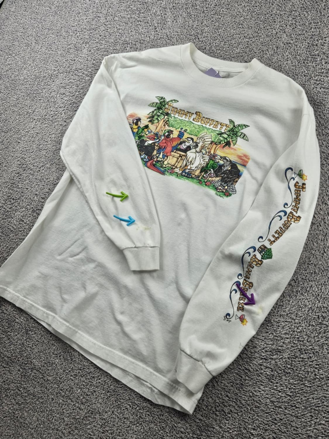 AAA 2007 JIMMY BUFFETT 롱슬리브 (XL) / 11117 상품이미지4