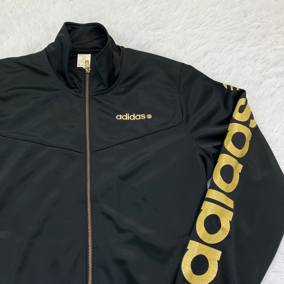 아디다스 골드 레터링  저지 763 y2k 스트릿 갸루 펑키 일본빈티지  상품이미지3