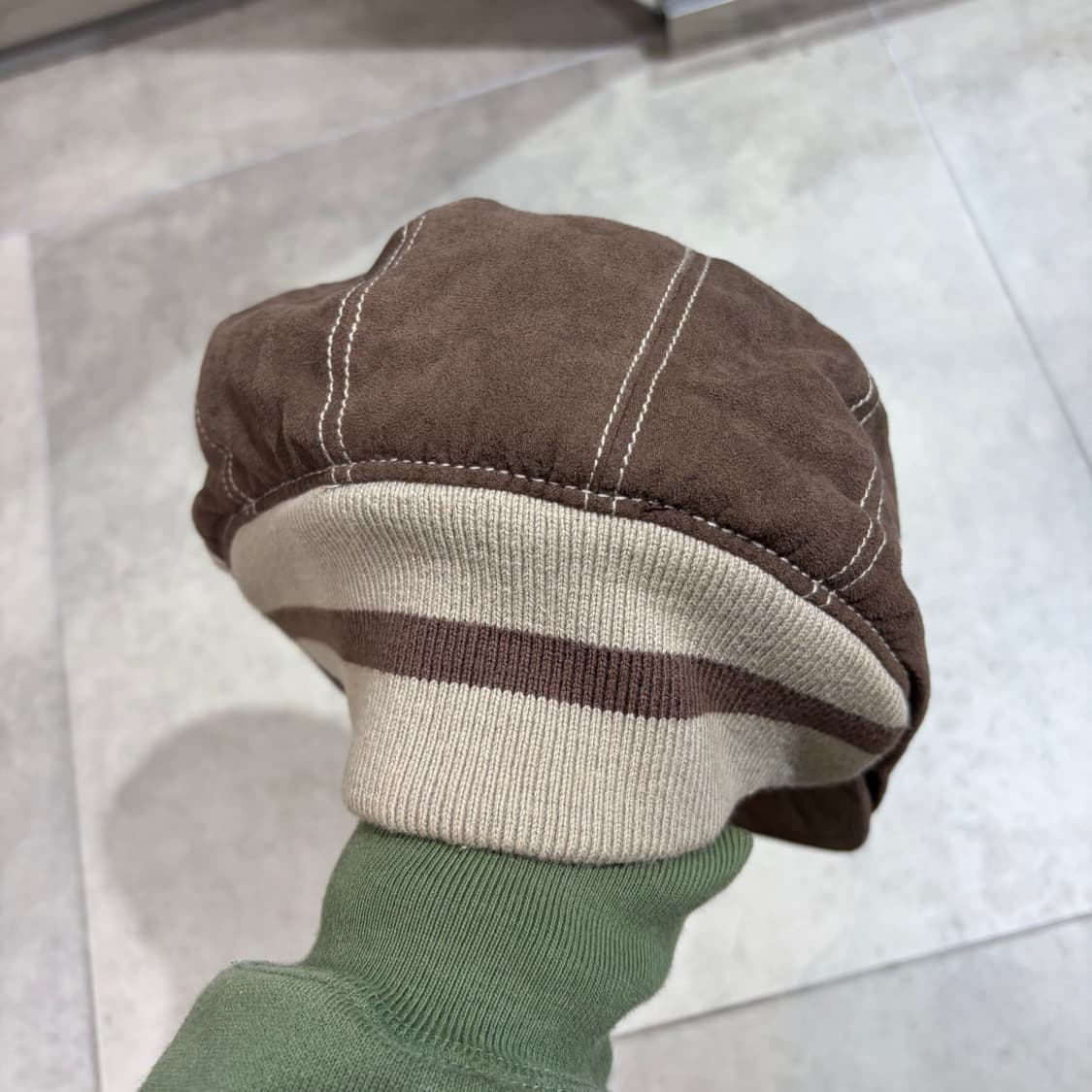 푸마 초코 브라운 헌팅캡 모자 상품이미지6