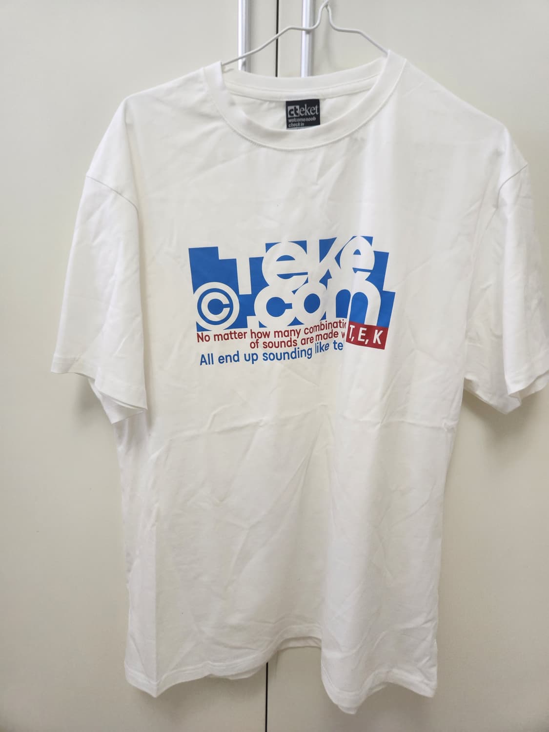 테켓 folder tee 화이트 M 상품이미지2