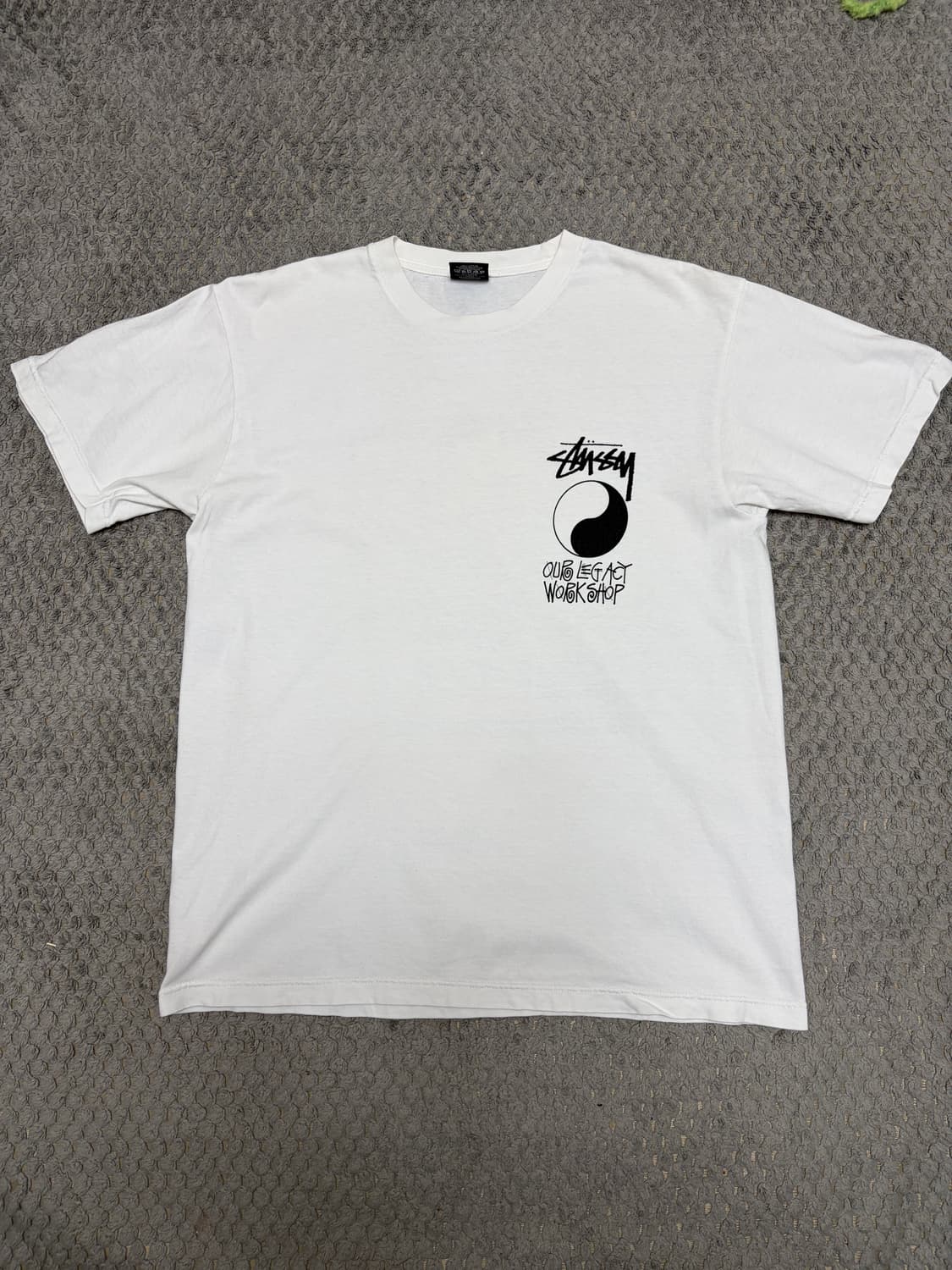 스투시 아워레가시 반팔 M 화이트 상품이미지3