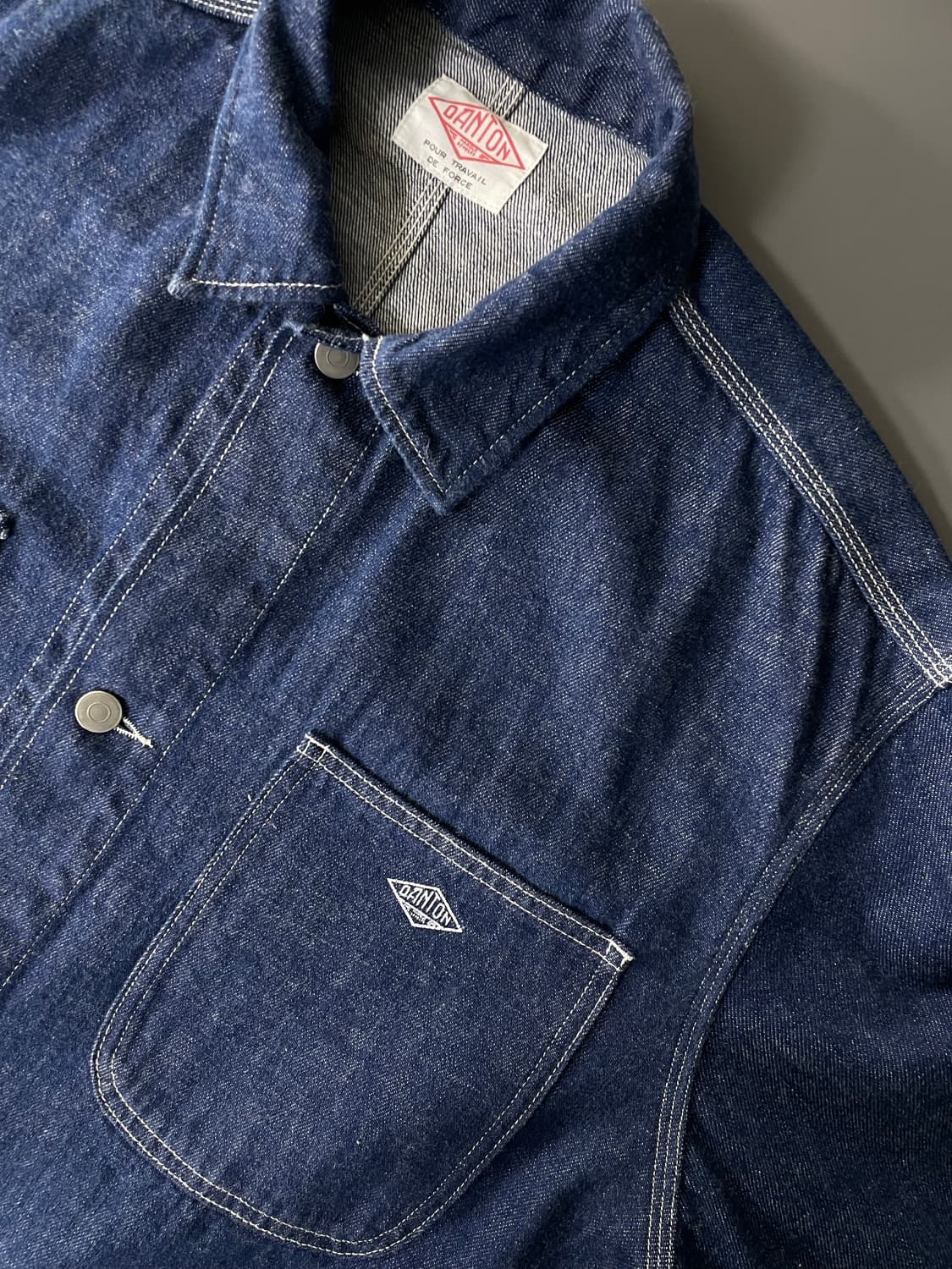 [F] 단톤 카즈라키 데님 자켓 오버핏 상품이미지4