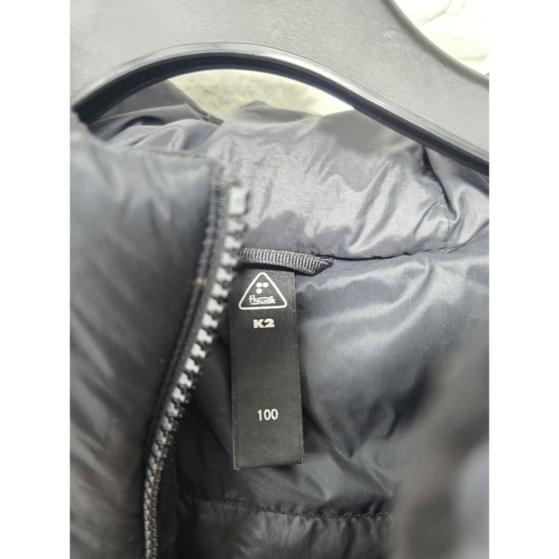 택포// K2 경량 롱패딩 100 블랙 상품이미지2