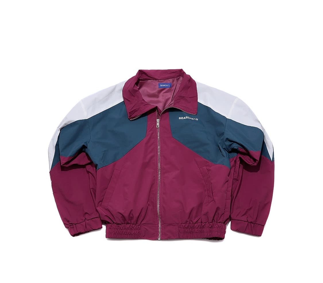 써치410 search410 컬러 배색 올드스쿨 바람막이 자켓 M 구교환 상품이미지6