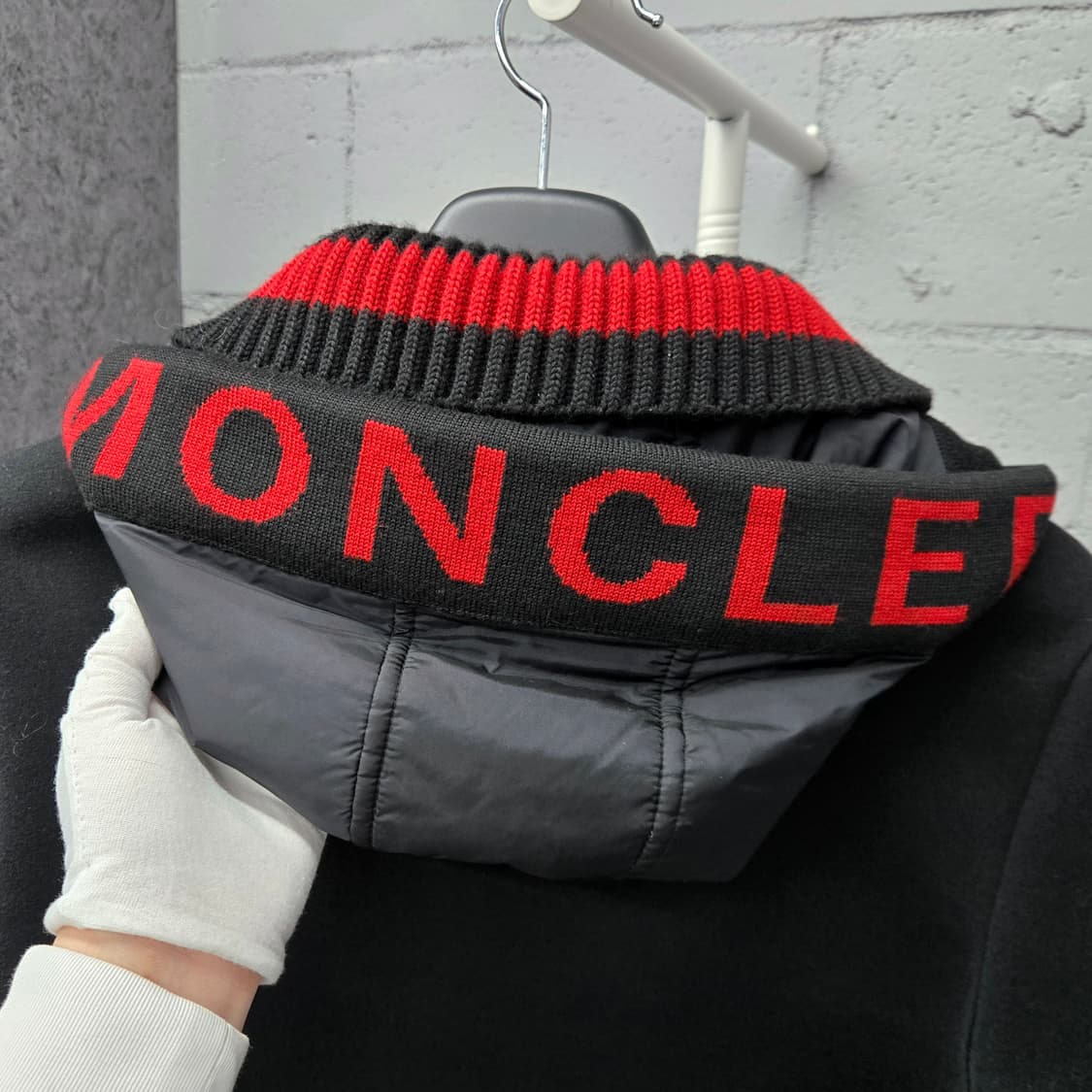 몽클레어 레터링 네오프랜 후드집업 S 상품이미지3