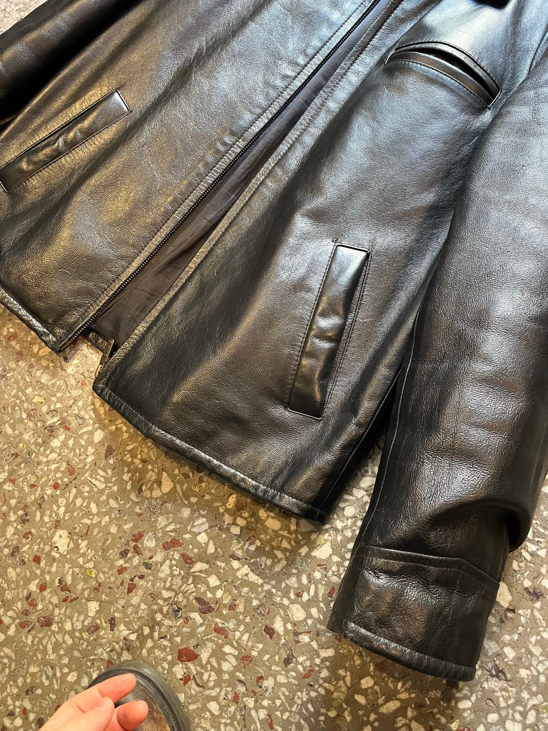 빈티지 가죽자켓 상품이미지7