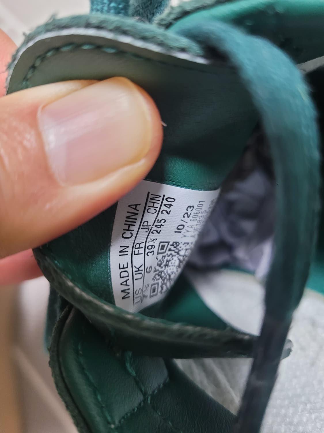 아디다스 삼바 컬리지에이트 그린코어 화이트 245 상품이미지7