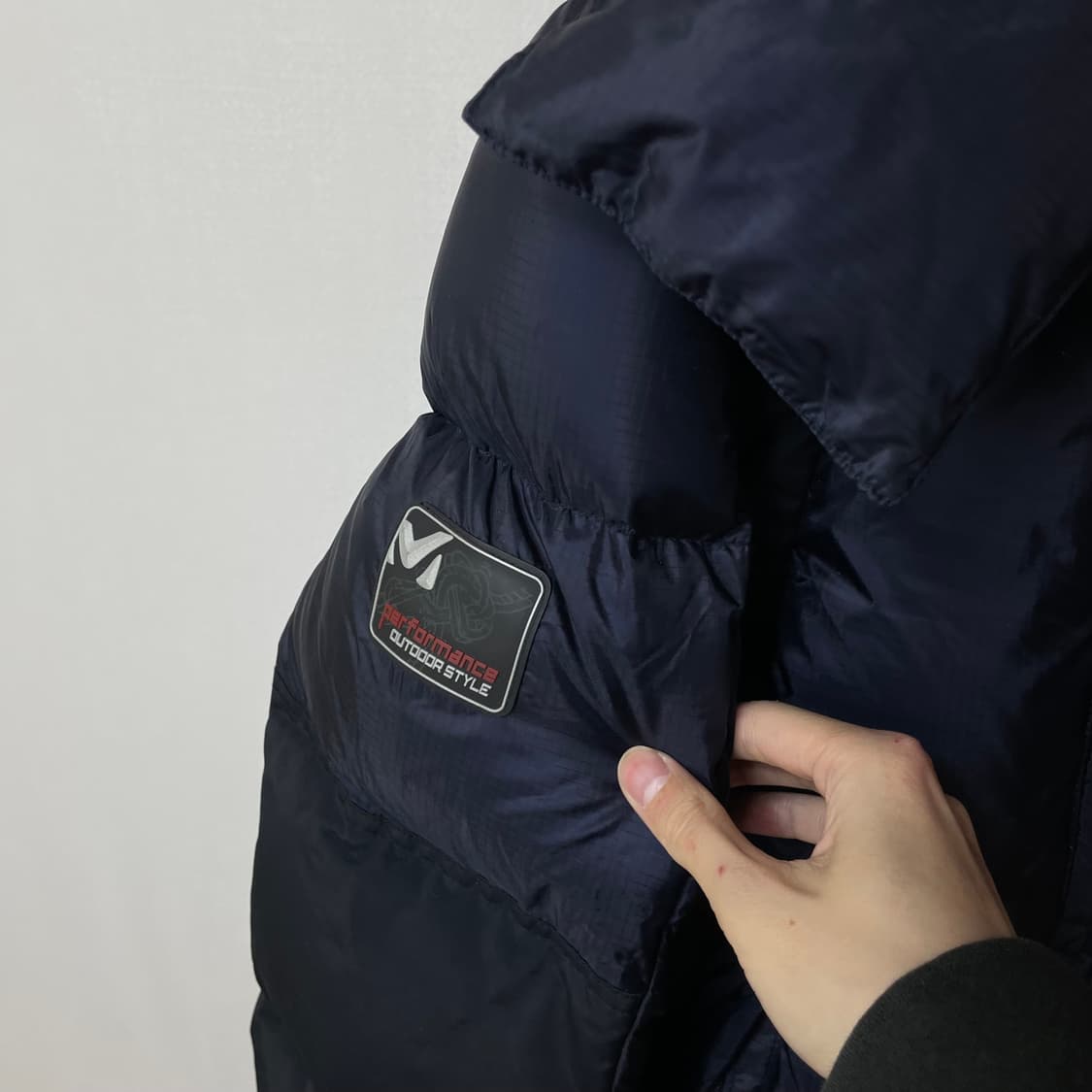 [ M ] 밀레 남성 로고 구스다운 패딩 상품이미지7