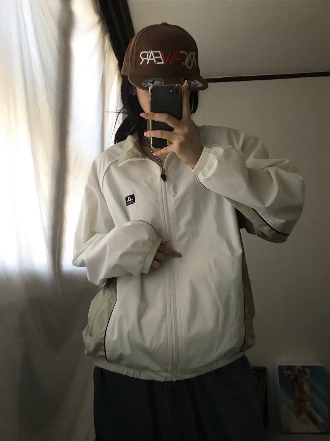 아디다스 90s 화이트 바람막이 상품이미지3