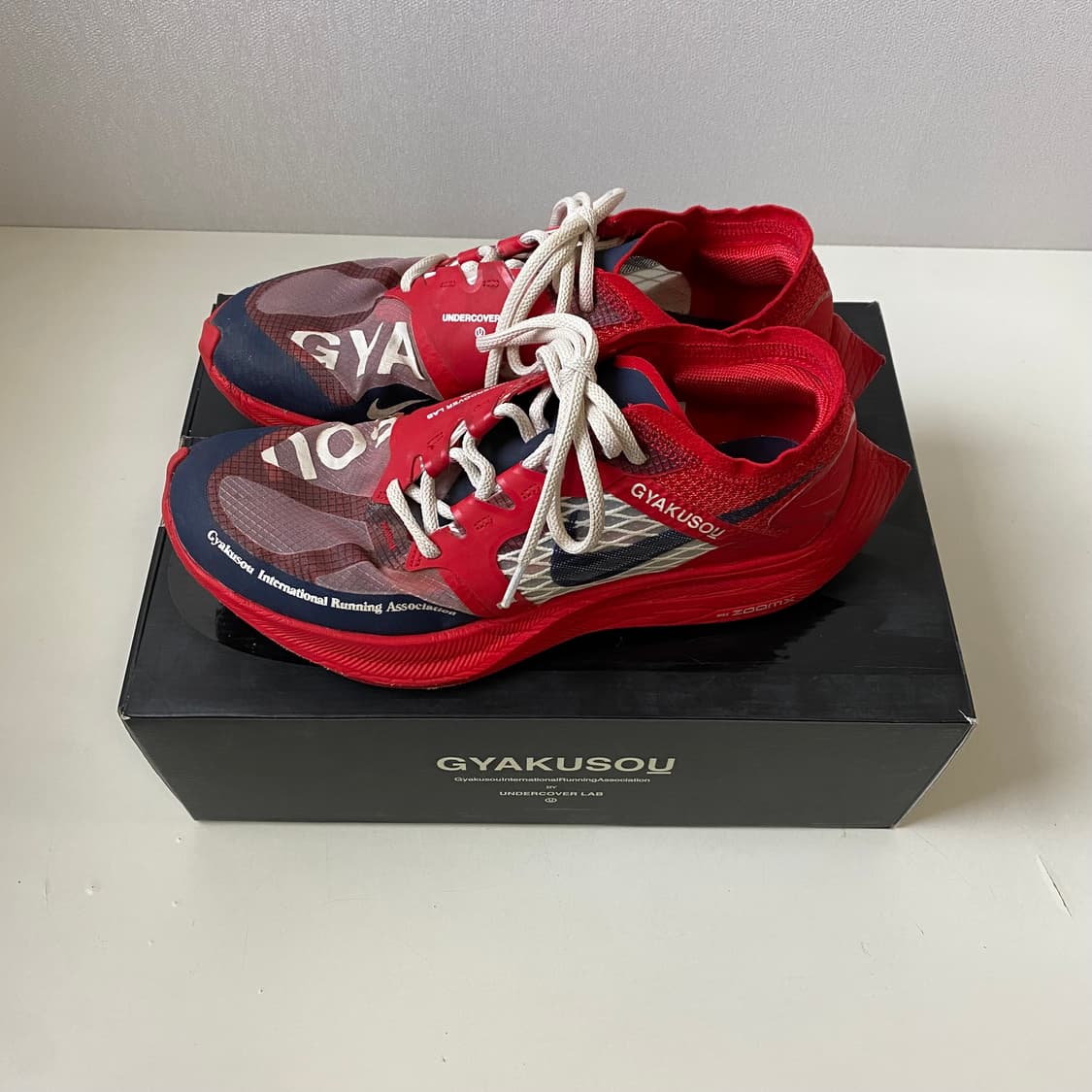 [265] 나이키 x 언더커버 갸쿠소우 줌X 베이퍼플라이 넥스트% 레드 상품이미지3