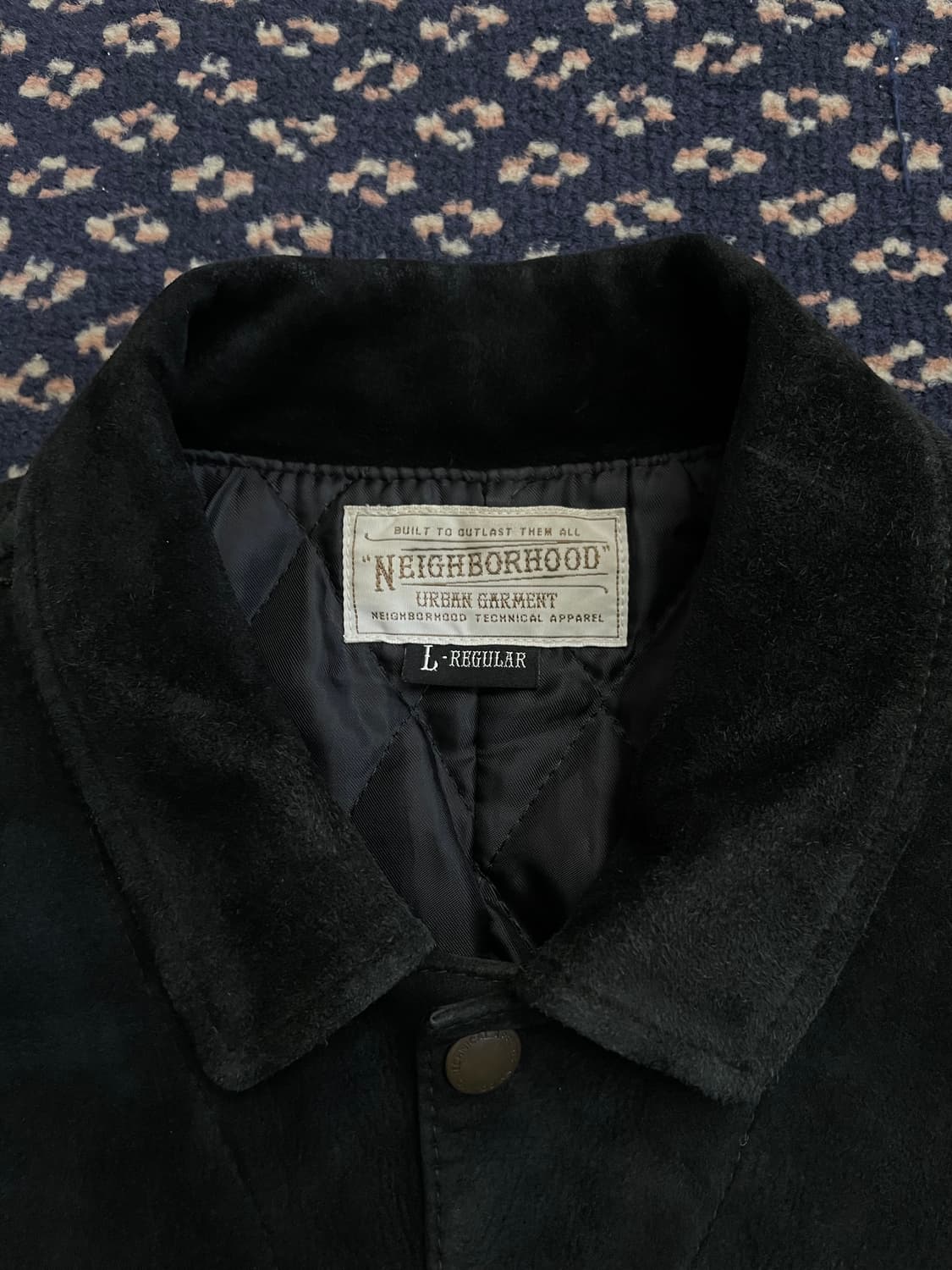 네이버후드 스웨이드 레더자켓 상품이미지5