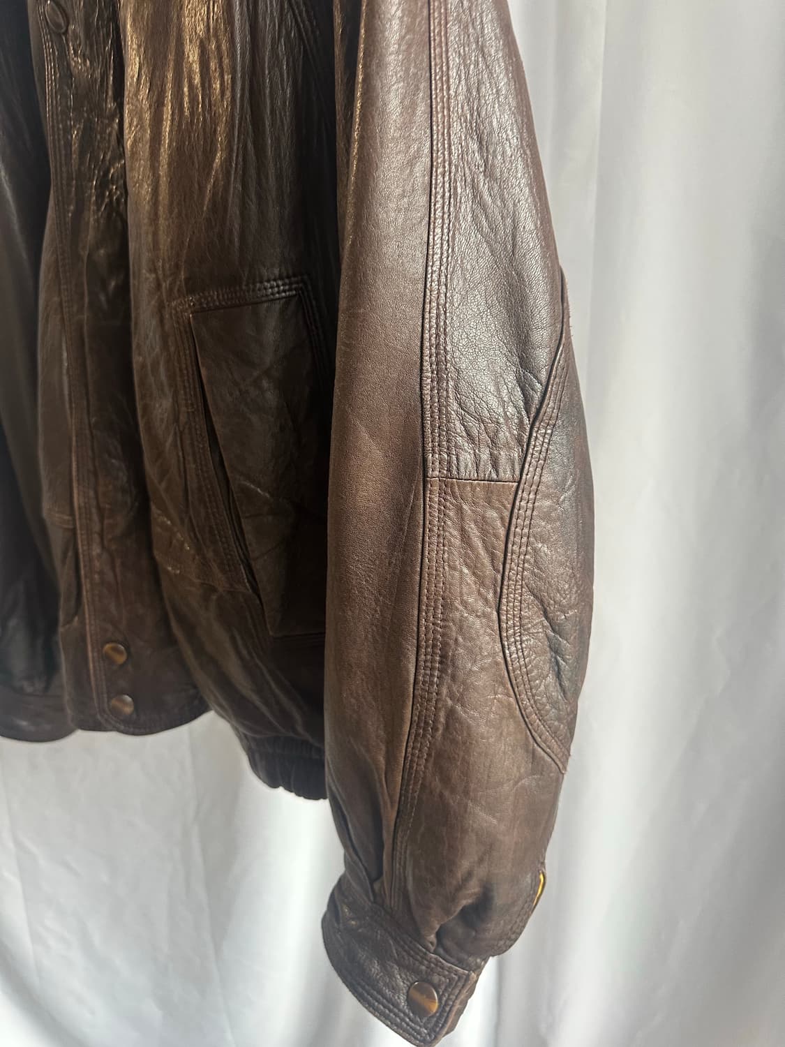 노티카 레더 자켓 상품이미지3