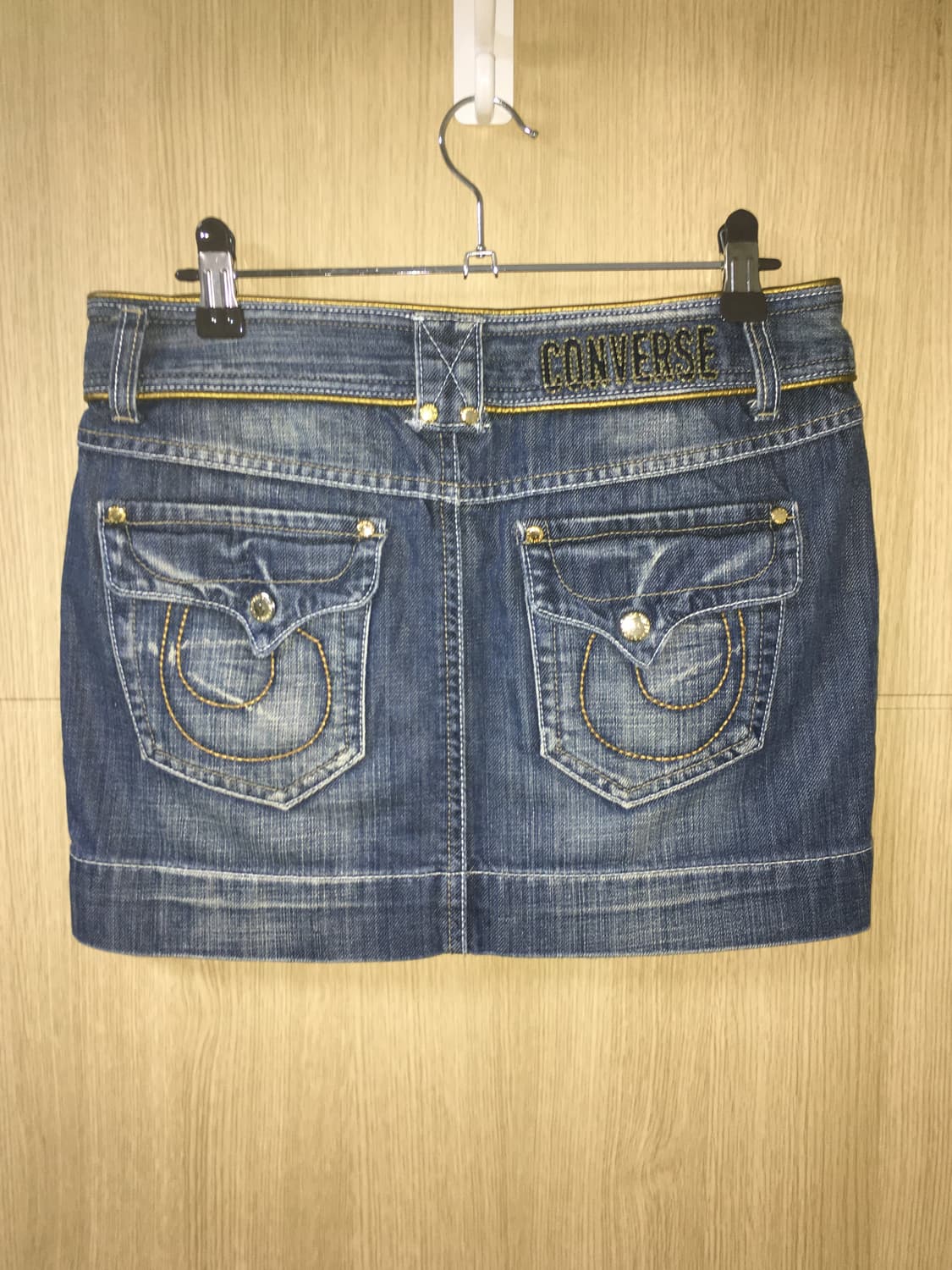 Convers vintage denim skirts 상품이미지3