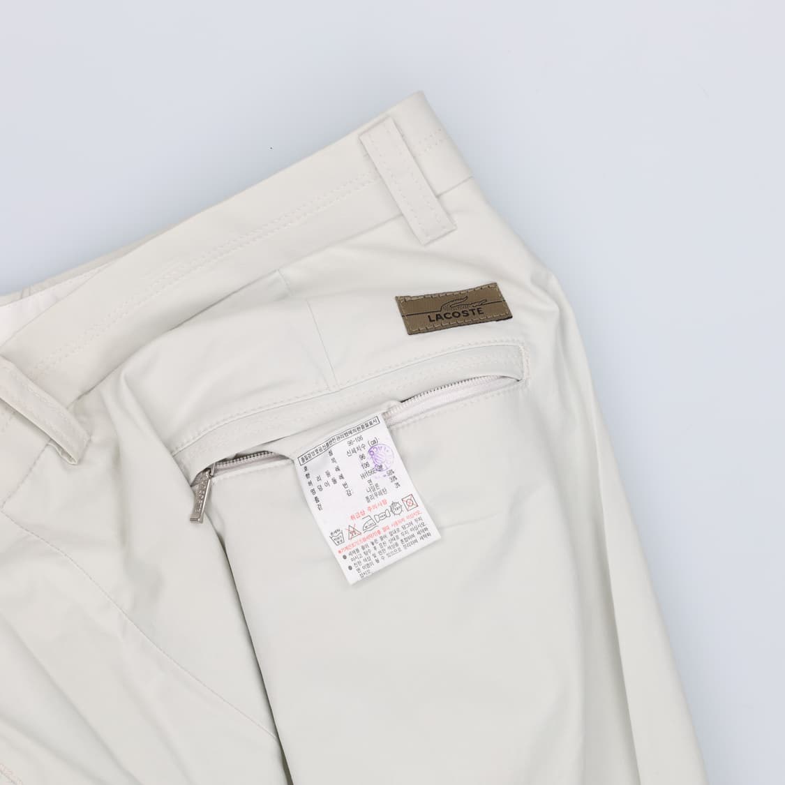 38 라코스테 원턱 치노팬츠 면바지 4244 상품이미지7