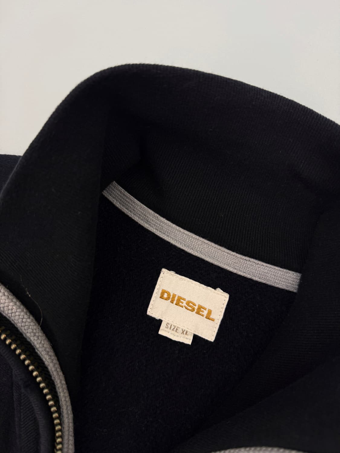 디젤 사이드 리벳 로고 그런지 스웻 집업 자켓 상품이미지8