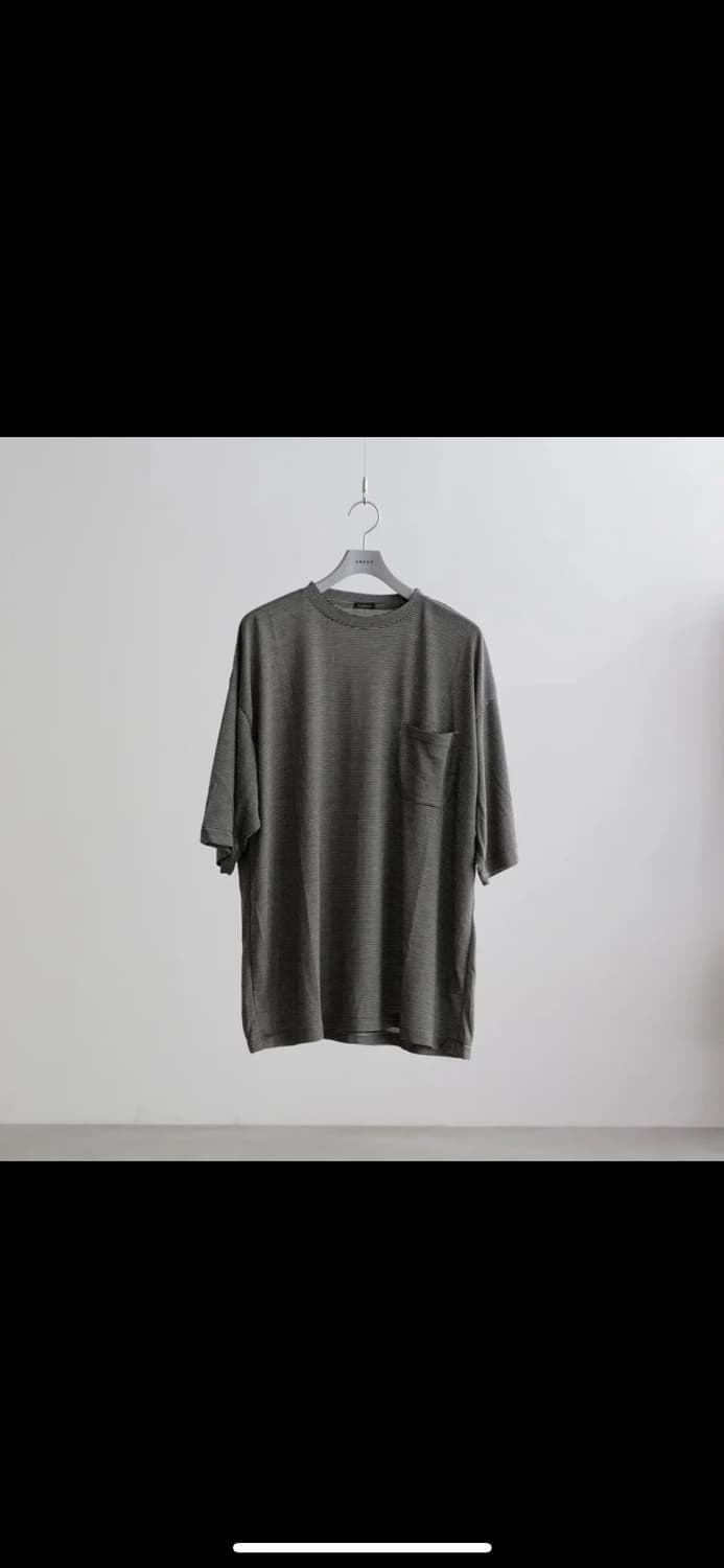 코모리 서머 울 보더 티셔츠 4 상품이미지1