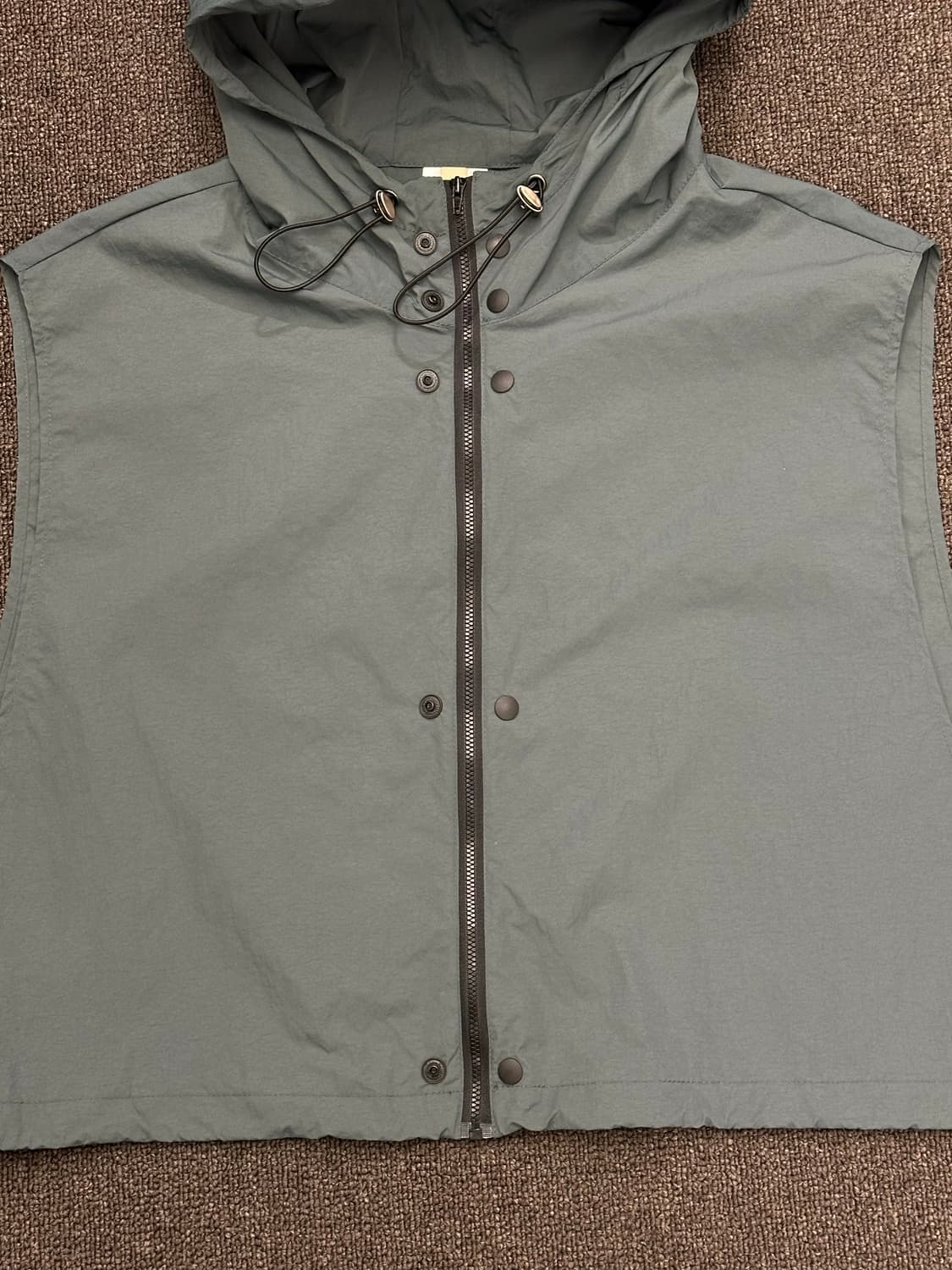 OS)From Scratch 빈티지 나일론 후드 베스트 상품이미지2