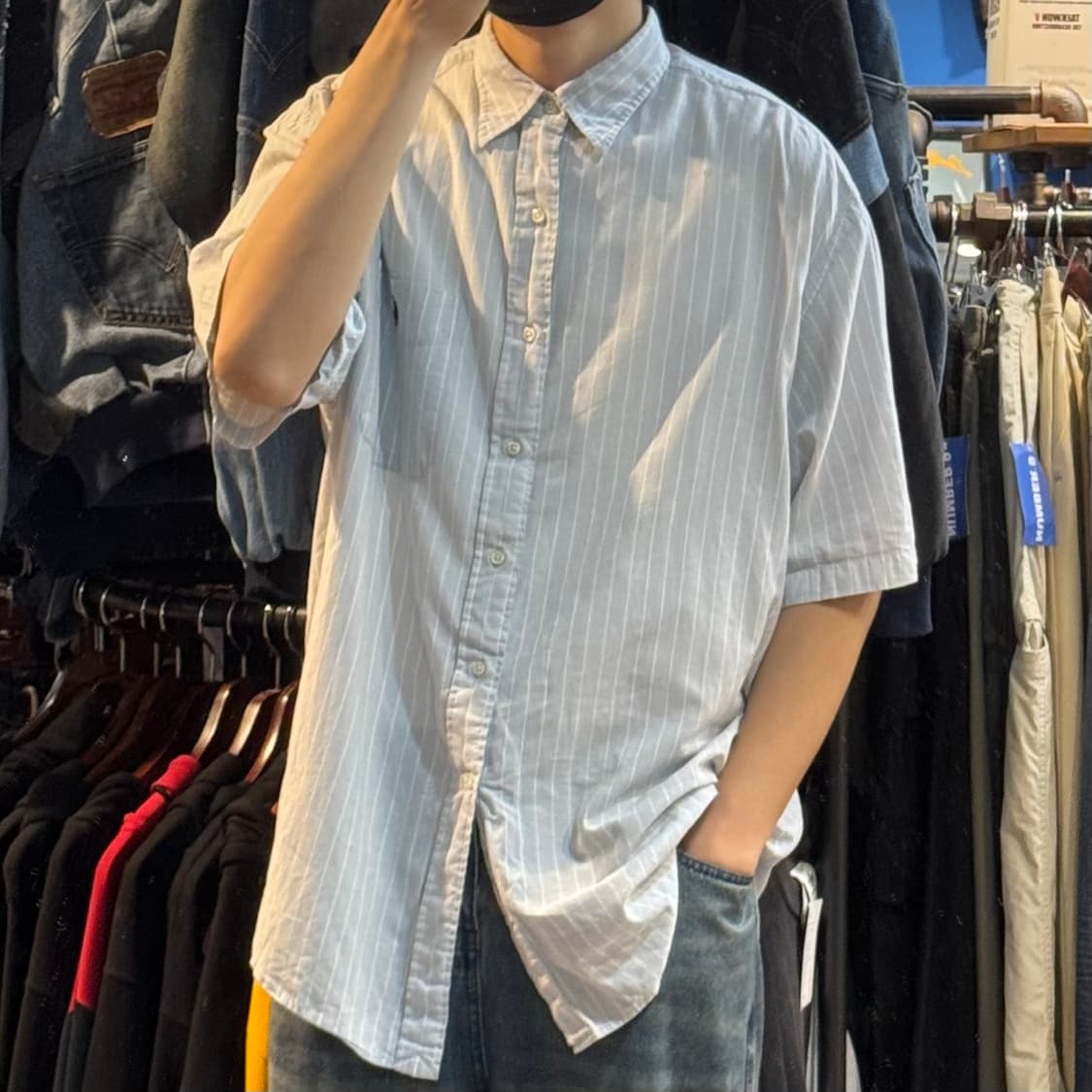 [No.9]Polo 폴로 스트라이프 반팔셔츠 상품이미지2