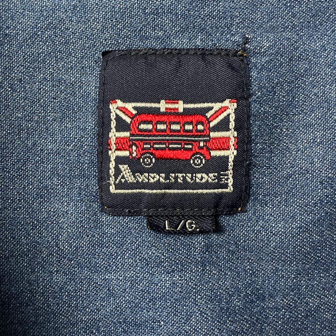 AMPLITUDE 빈티지 다운버튼 코튼 데님 셔츠 A00754 상품이미지9