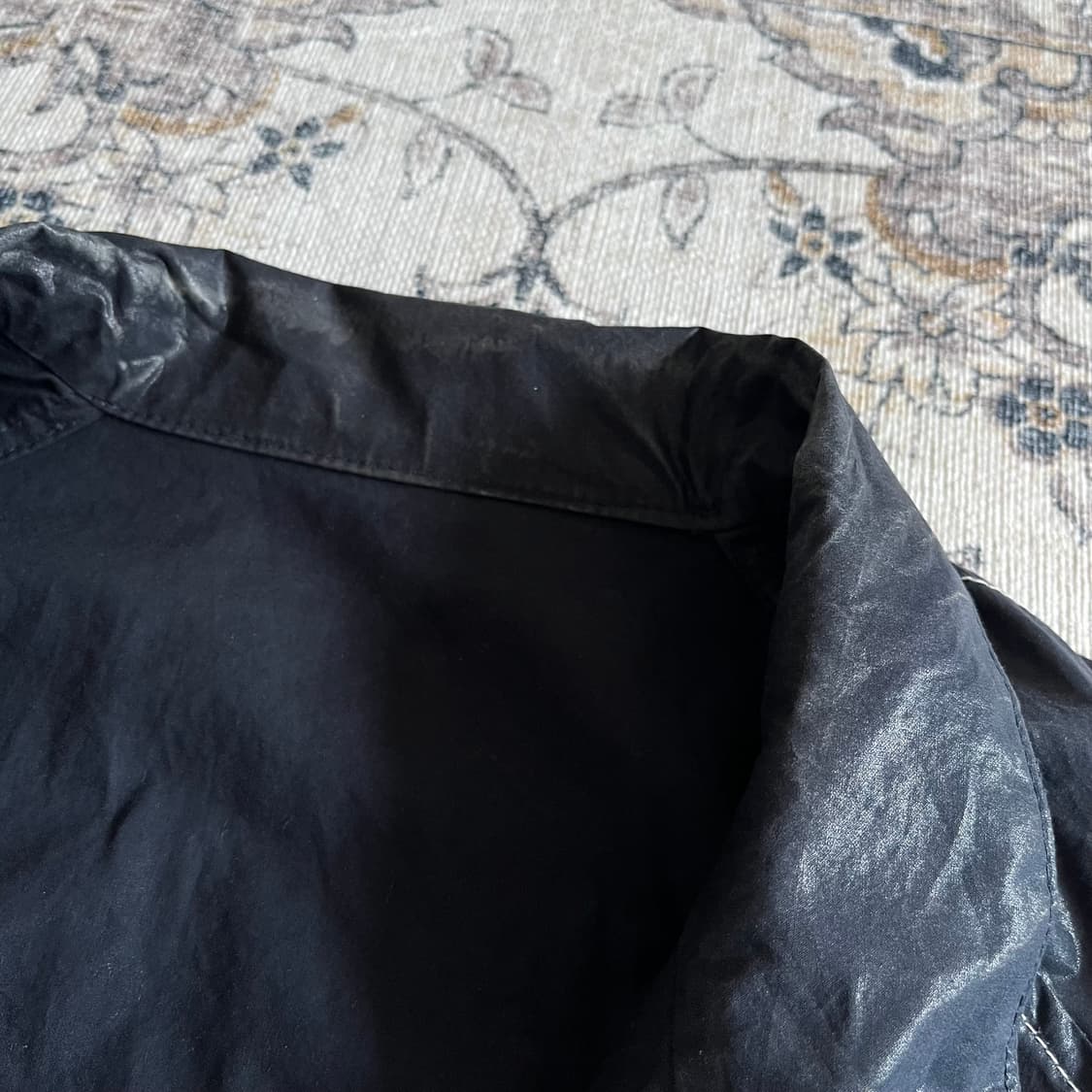 마뗑킴 로고 스펠아웃 코팅 자켓 상품이미지6