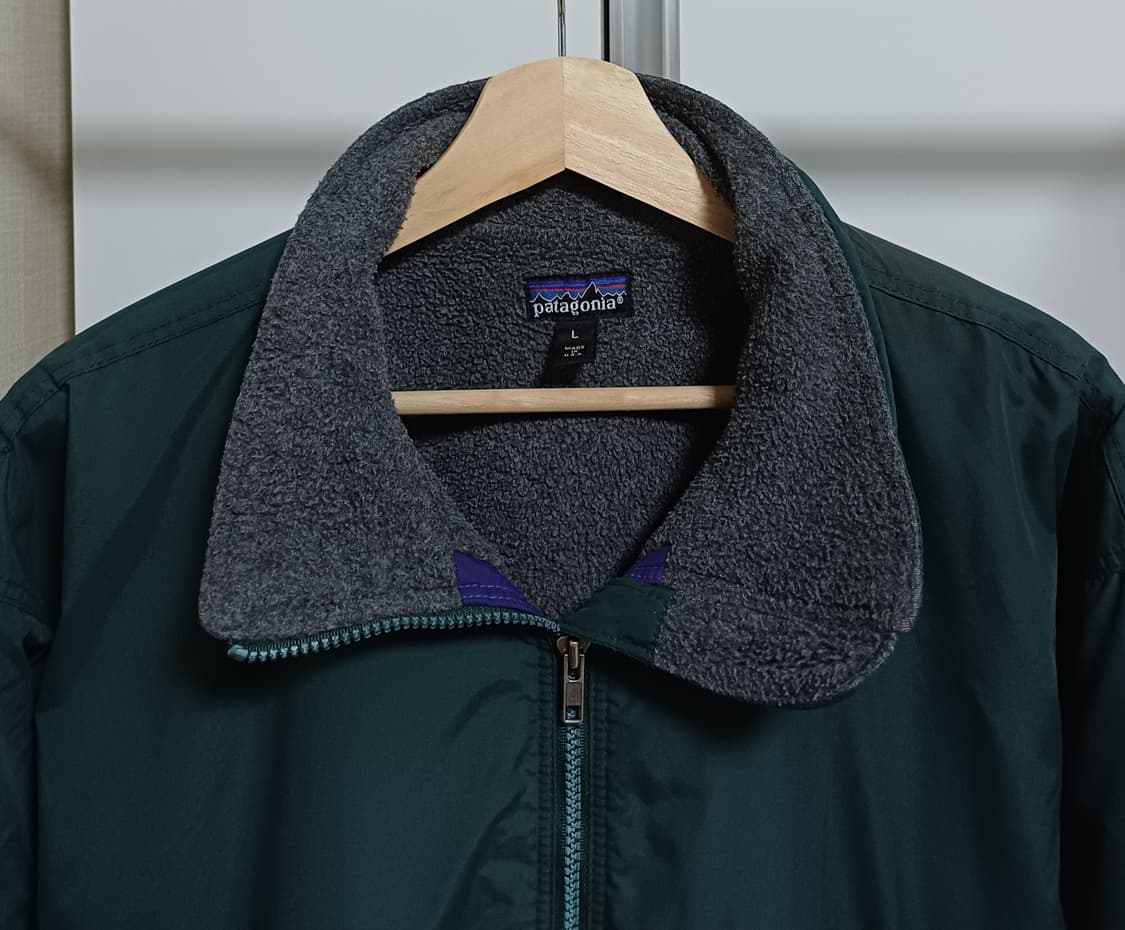 [L] 파타고니아 쉘드 신칠라 봄버 자켓 헌터 그린 상품이미지3