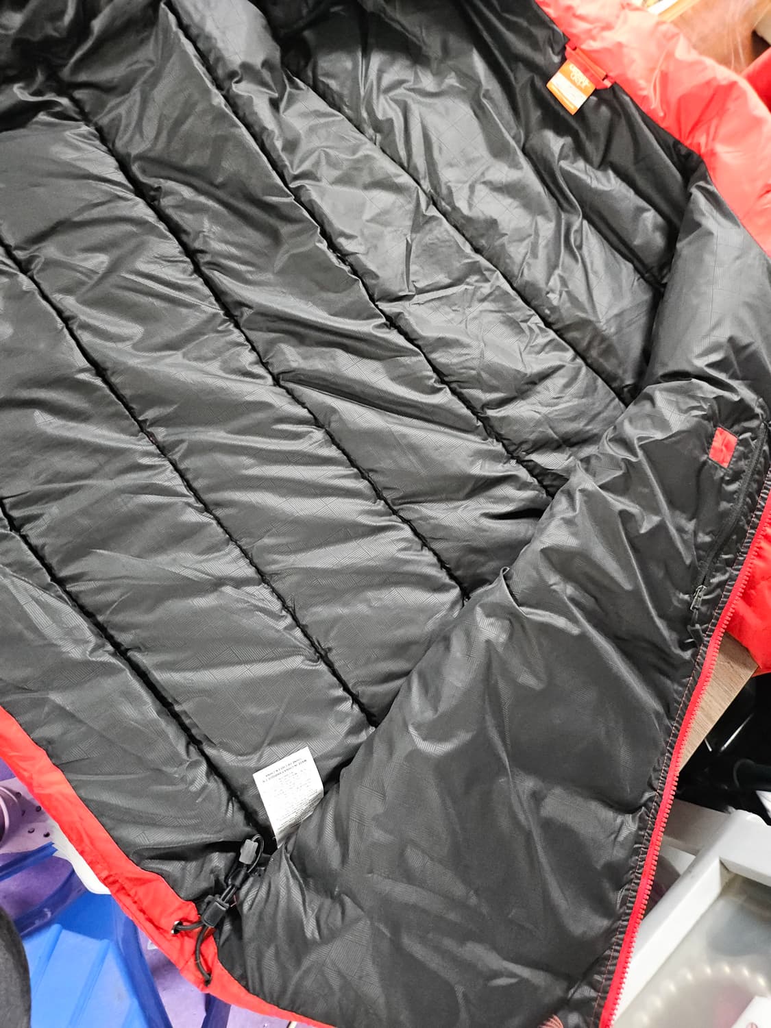 나이키 레드 다운  패딩 점퍼 M 상품이미지3