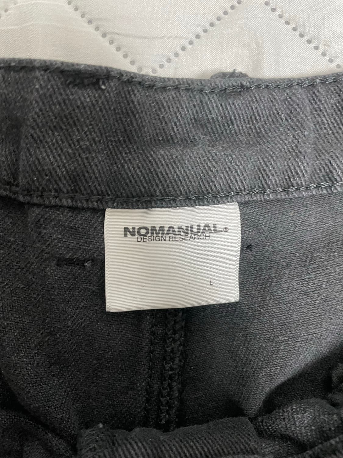 노매뉴얼 C.D.L 버뮤다 팬츠 블랙 상품이미지2