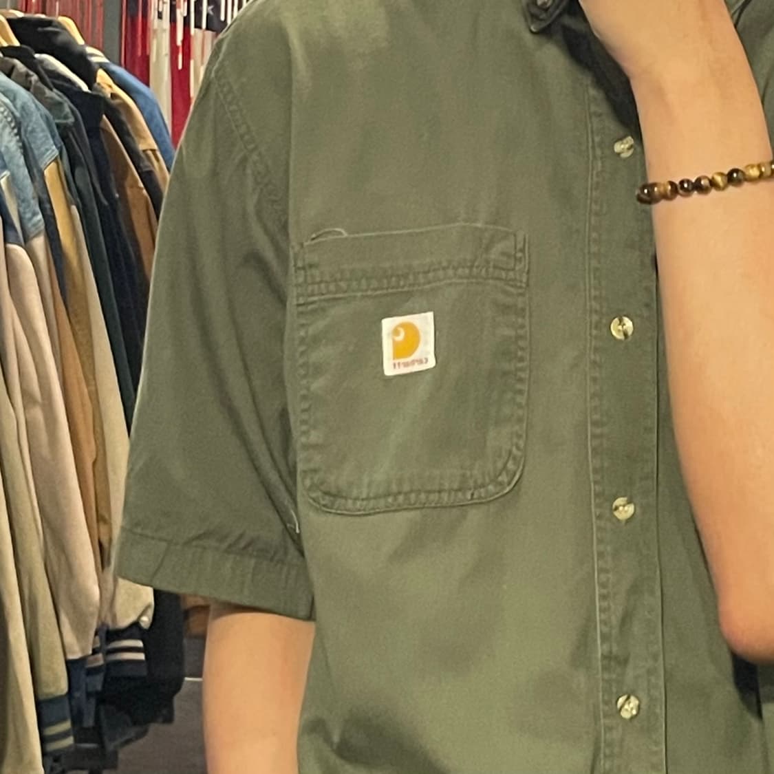 [IM] carhartt 칼하트 카키 반팔셔츠 상품이미지6