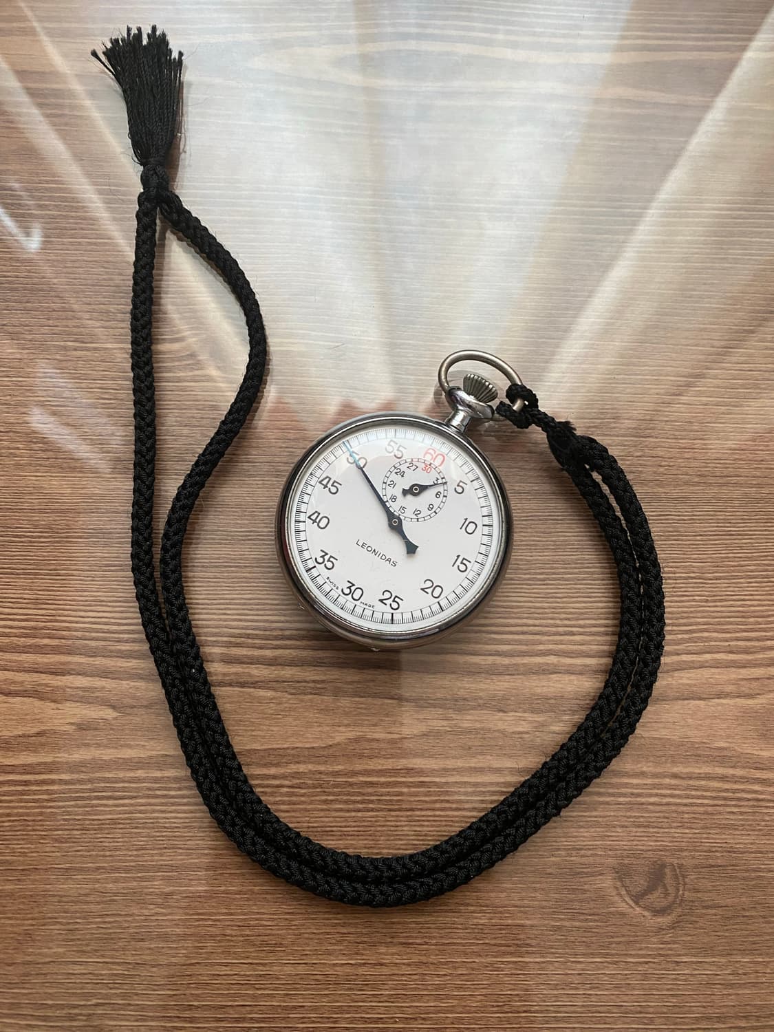 레오니다스(Leonidas) 수동식 스톱워치 회중시계 빈티지시 판매 상품이미지9