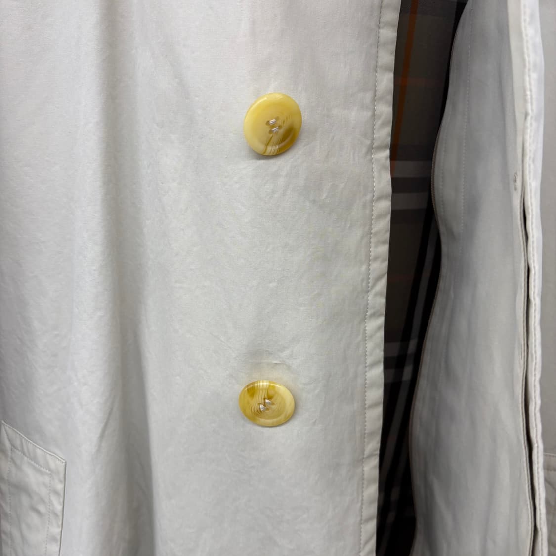 버버리 베이지 롱 트렌치 코트 M 상품이미지5