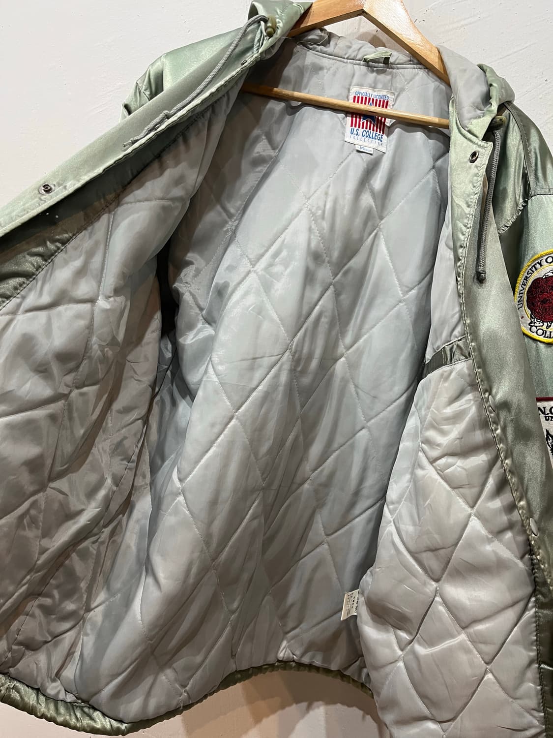 US COLLEGE 빈티지 미국대학 패치워크 점퍼 상품이미지10