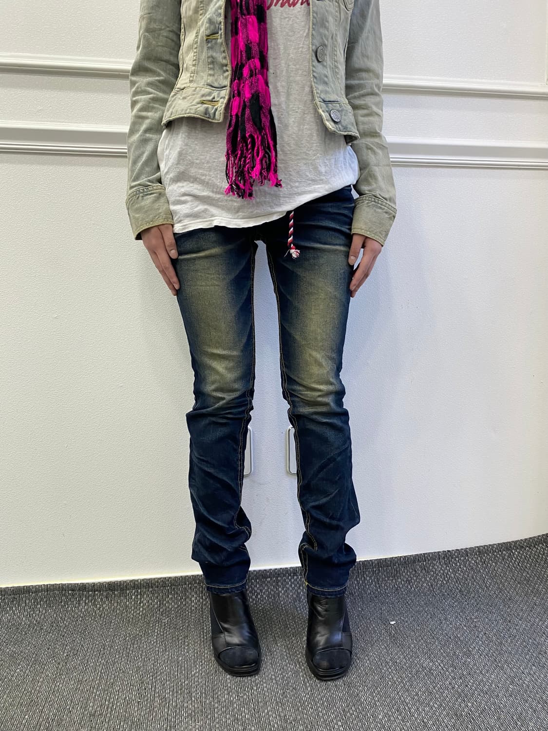 [LOLITA JEANS] 2000s Kitsch slim Fit Pan 상품이미지7