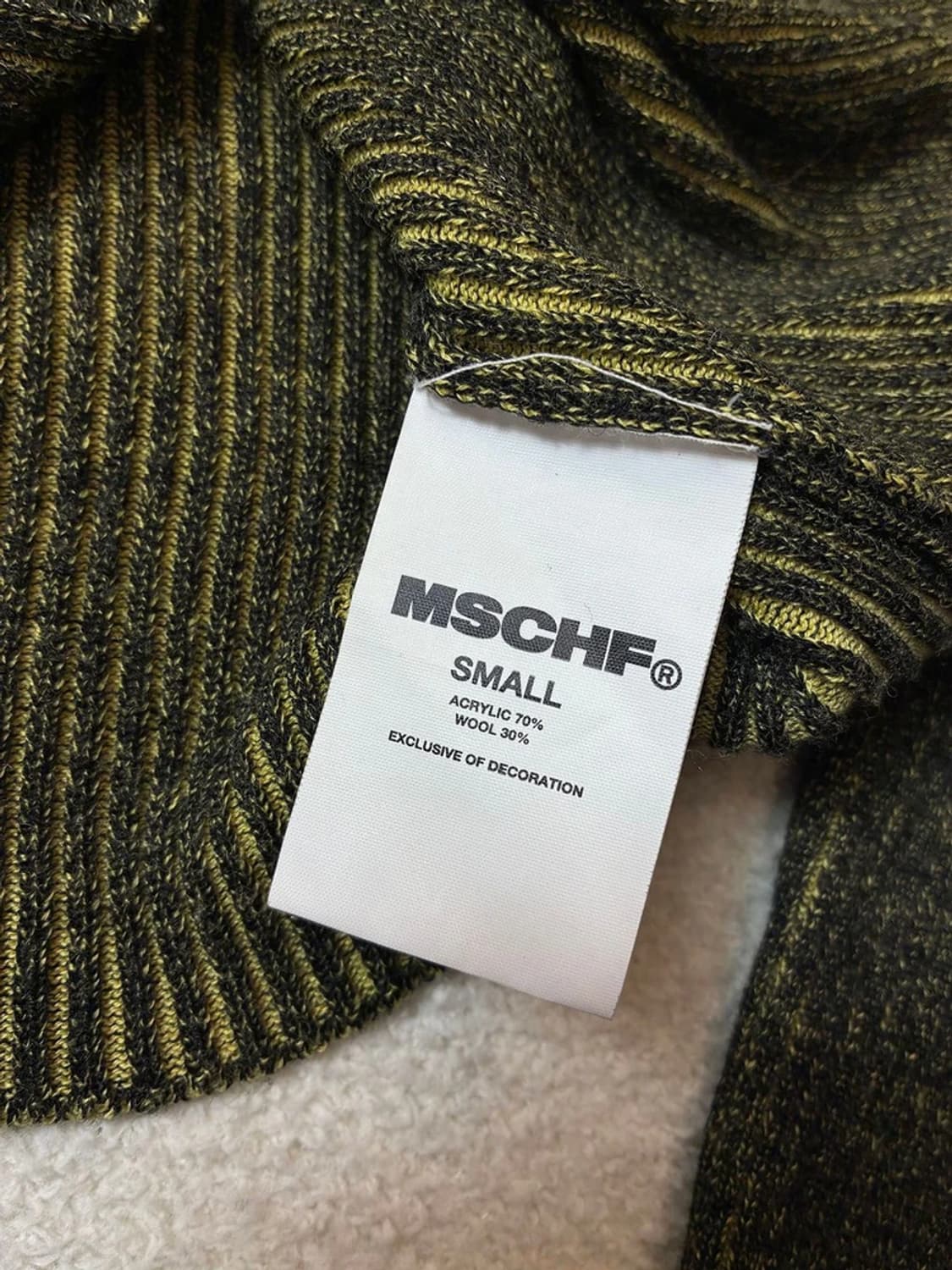 미스치프 니티드 투톤 셔츠 PN6852 상품이미지8