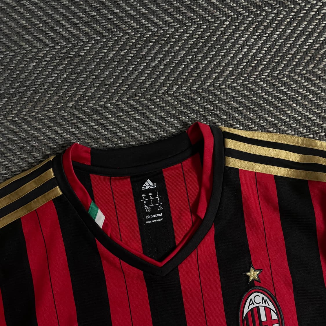 아디다스 ac밀란 13-14 시즌 리그 패치 카카 유니폼o 3819 상품이미지6