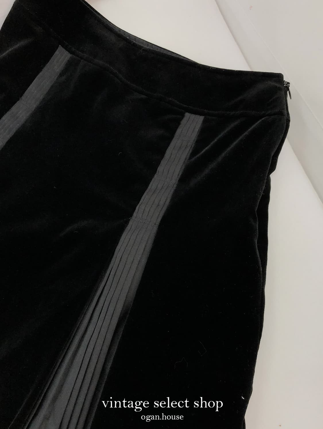 vintage petite velvet skirt 상품이미지2