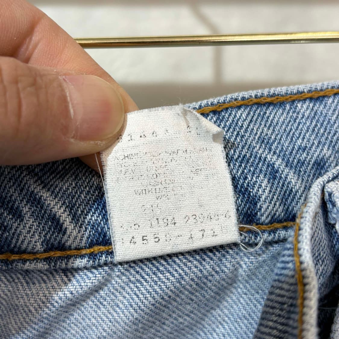 90년대 리바이스 릴렛스핏 550데님쇼츠  상품이미지6