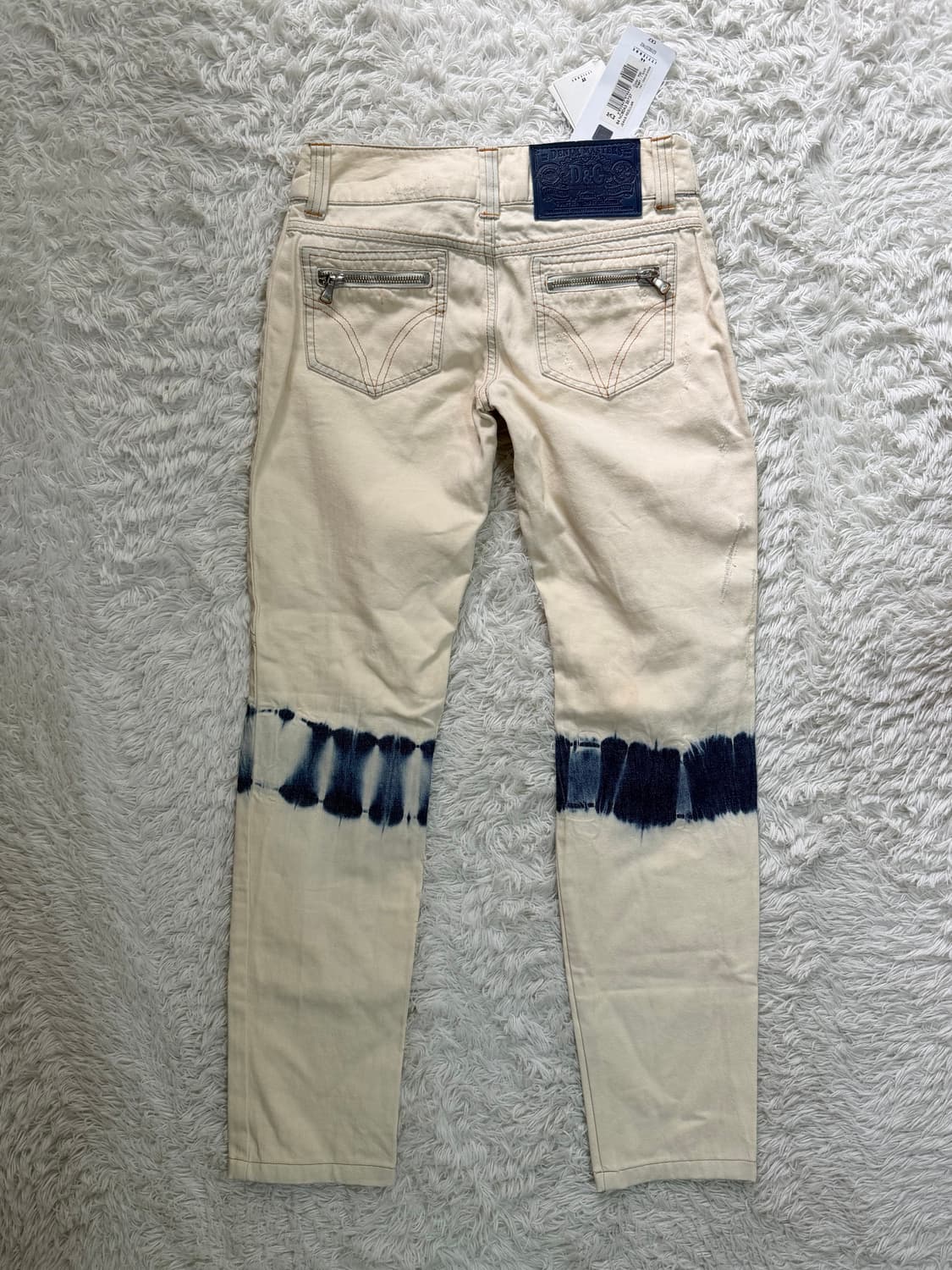 [Dolce & Gabbana] 빈티지 다이 테일러드 데님 팬츠 (D&G 상품이미지4