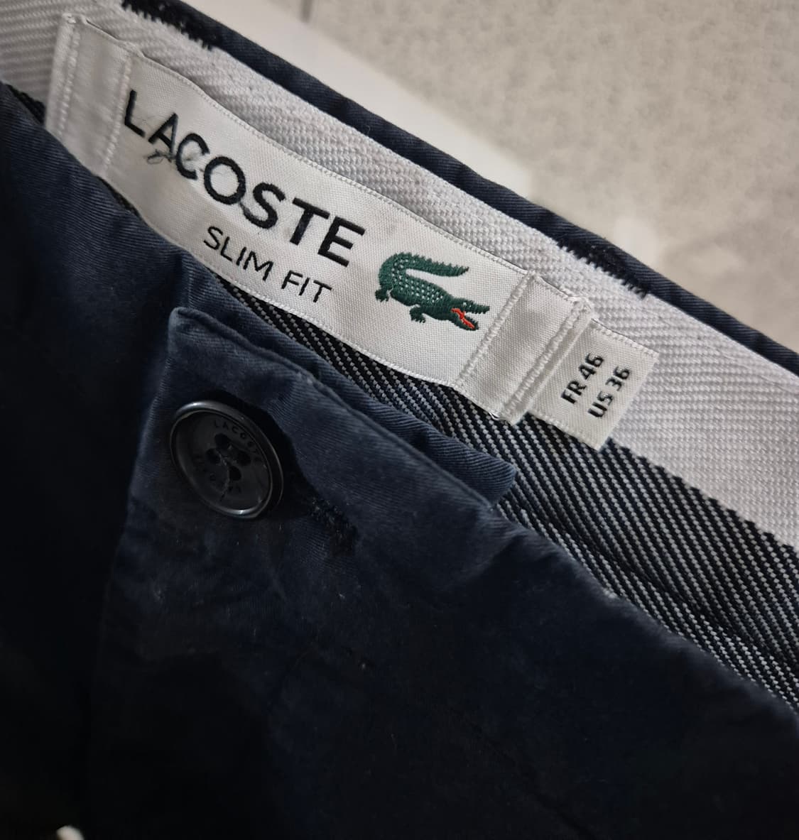 [35~36]라코스테 면바지 팬츠 스판 상품이미지4