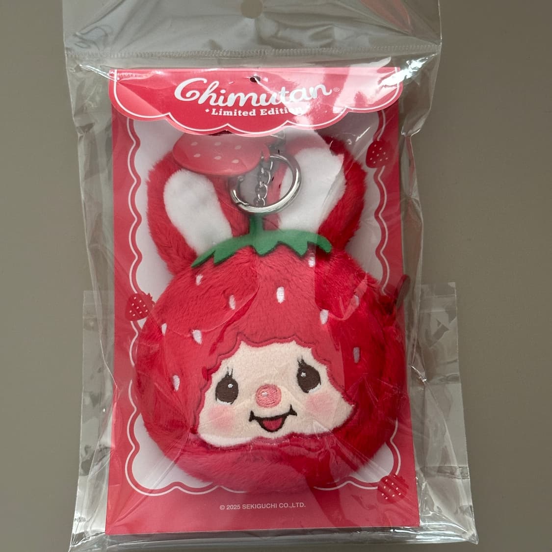 몬치치 딸기 치무탄 파우치 키링 상품이미지2