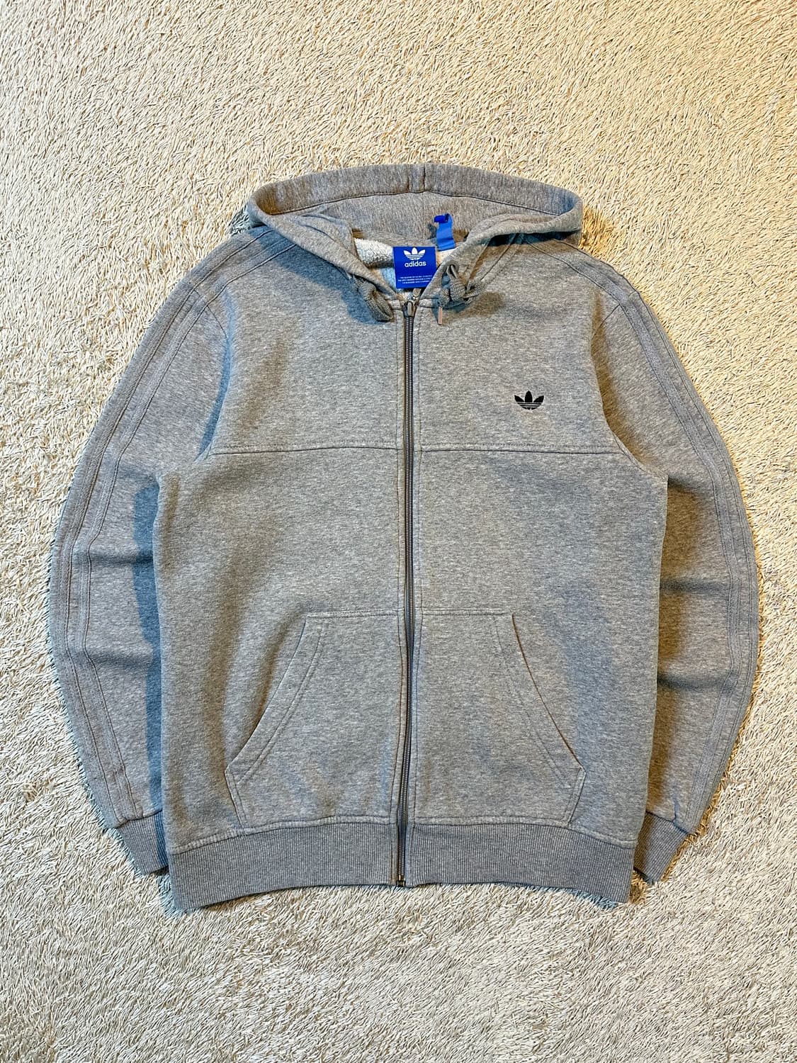 아디다스 파이어버드 사이드라인 후드집업 그레이 상품이미지1