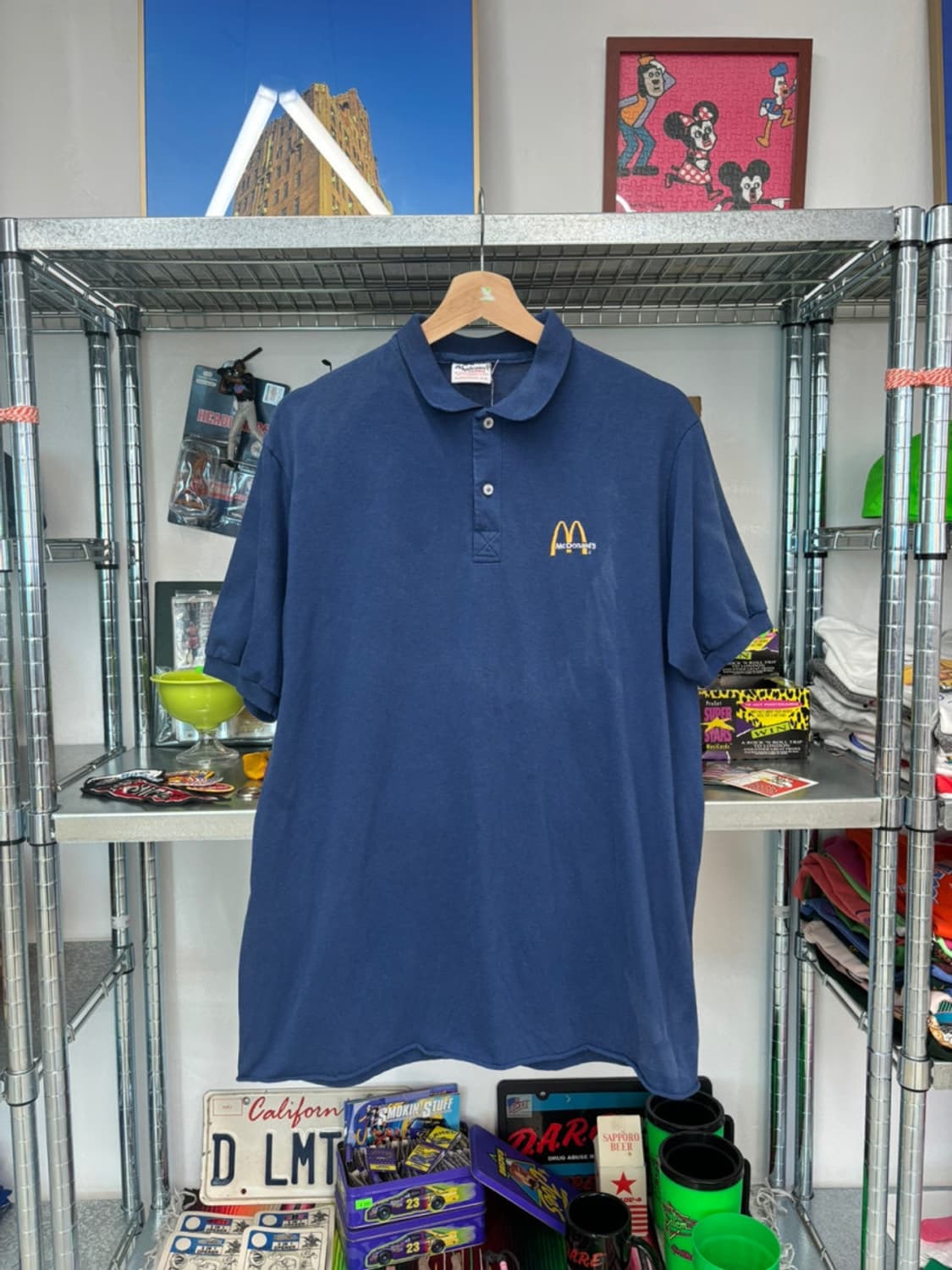 80s McDonald's Employee PK Shirt 상품이미지1