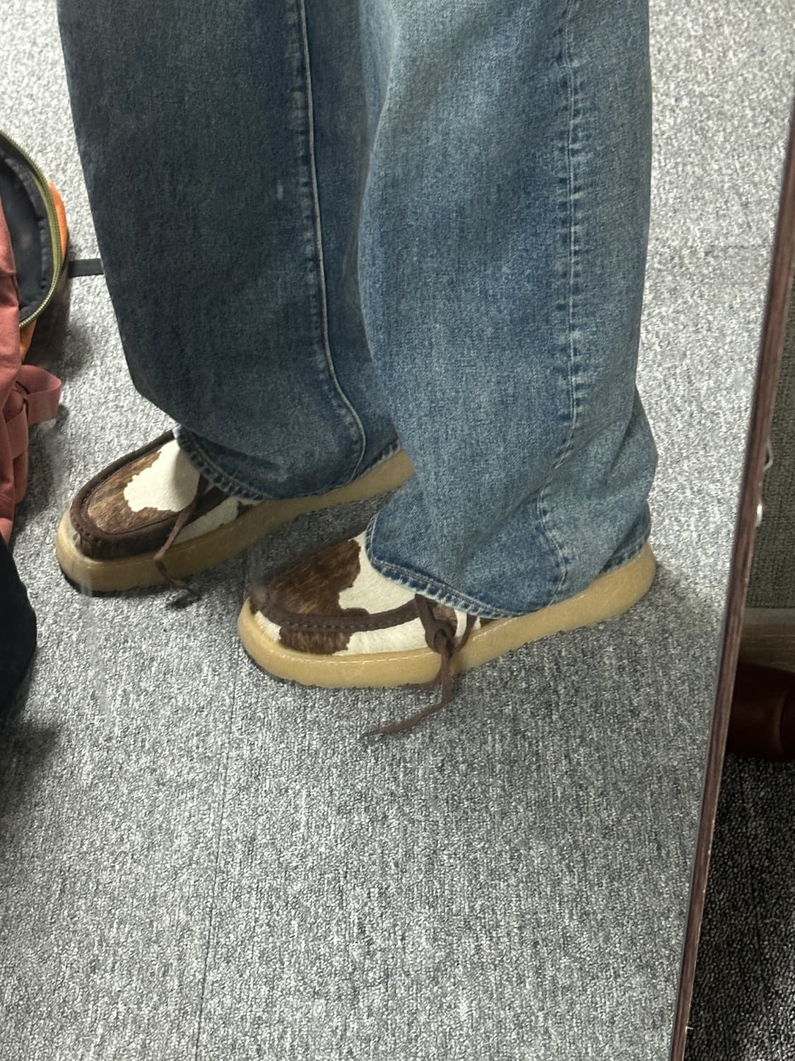 (43) 자라 클락스 왈라비 레더 모카신 더비 슈즈 상품이미지4