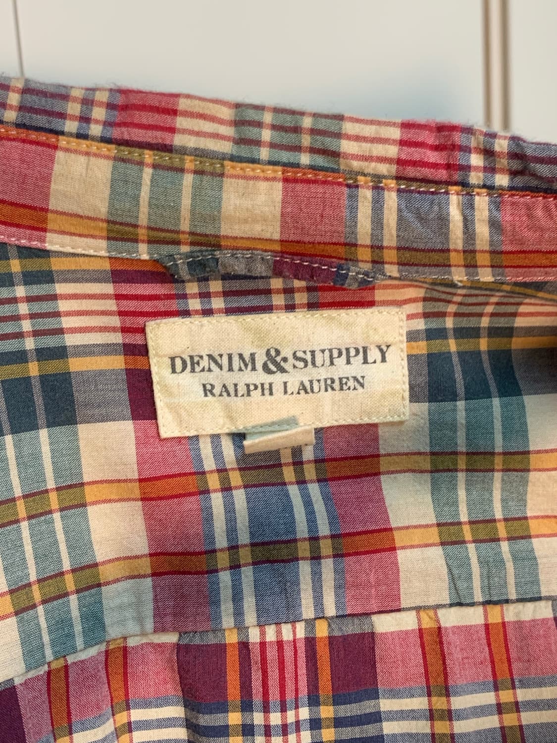 랄프로렌 데님 앤 서플라이 체크셔츠 상품이미지4
