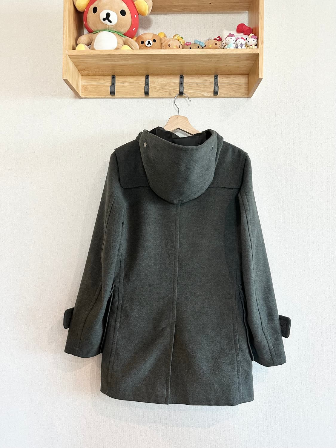 jpn 떡볶이코트 더플코트 하구미 스즈코 모리걸 너드 히피 갸루 상품이미지3