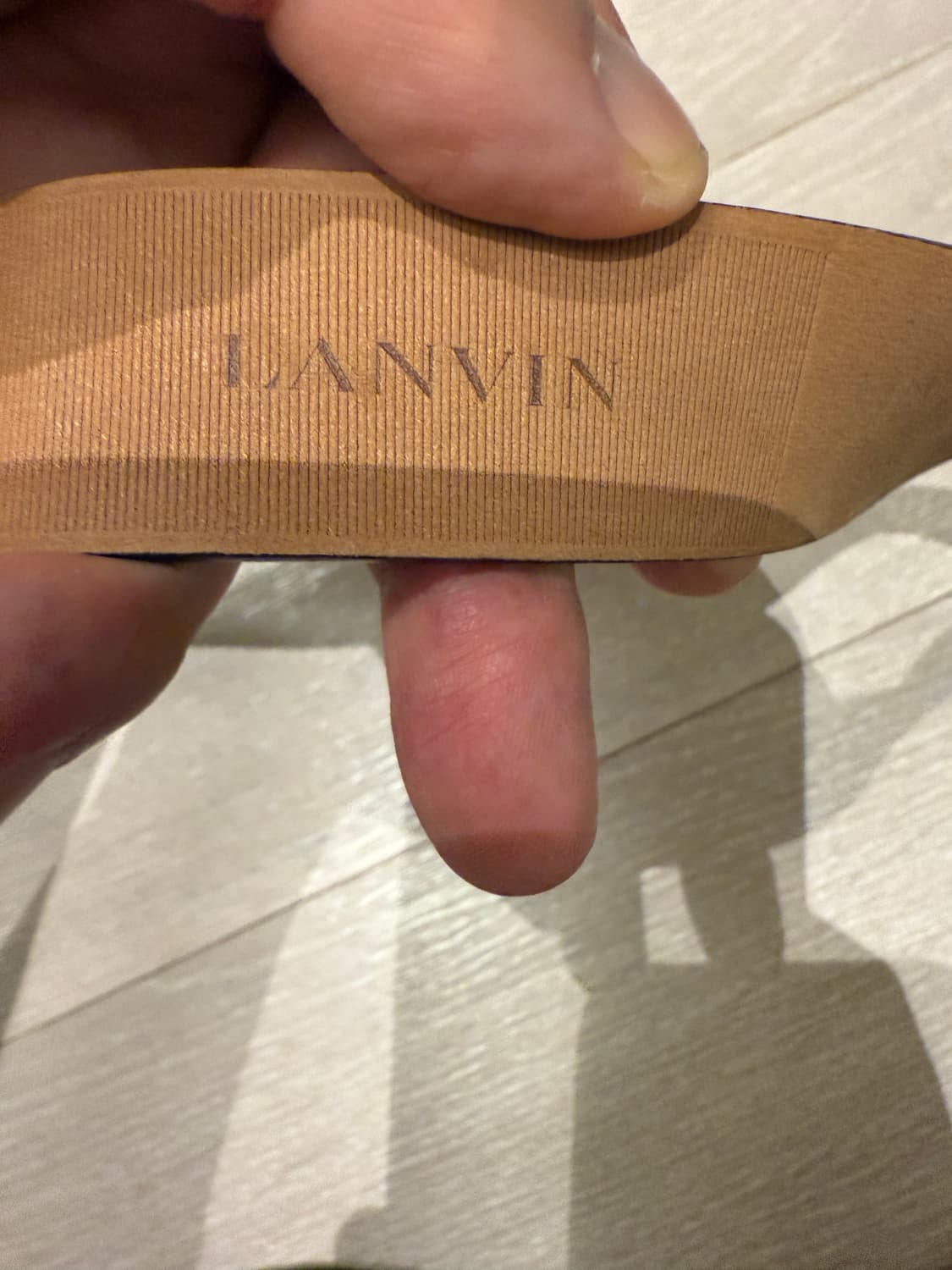 Lanvin 랑방 이태리 남성 가죽 벨트 블랙 32-36 상품이미지4
