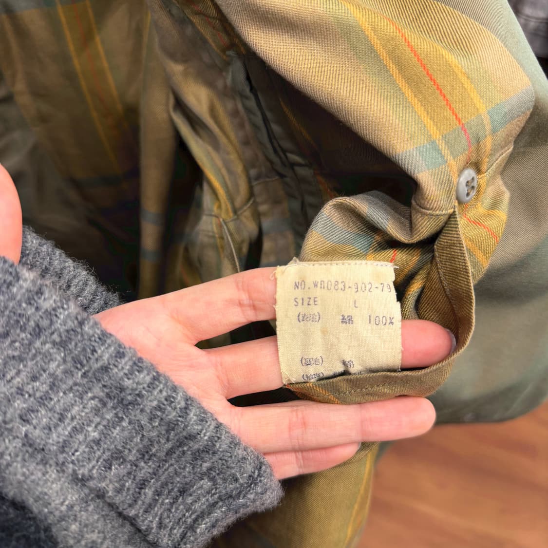 버버리 코튼 트렌치 코트 더블 브레스티드 벨트 견장 디테일 올리브 카키 상품이미지7