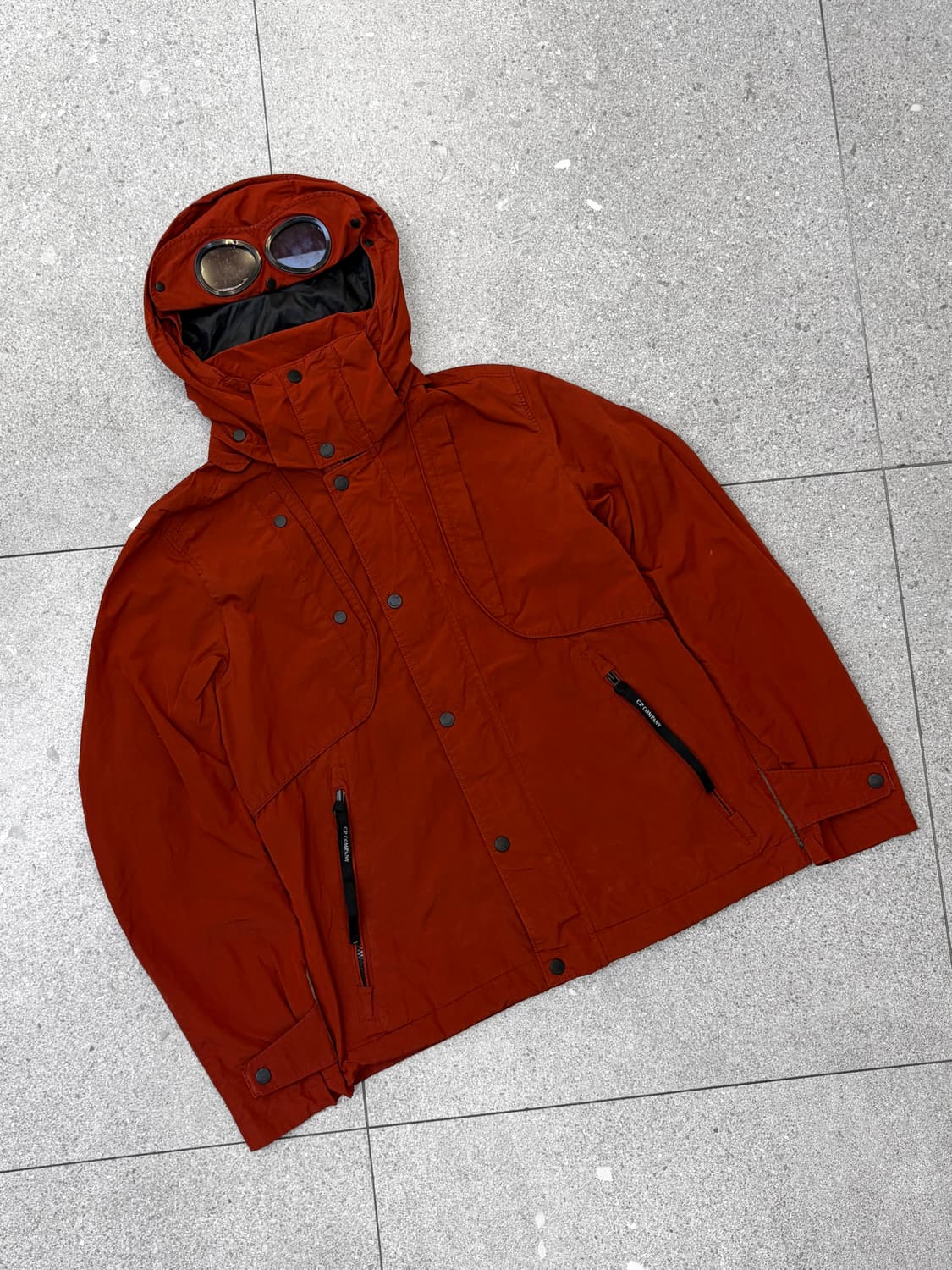 씨피 컴퍼니 15SS 가먼트 다이 고글 후드 자켓 상품이미지1