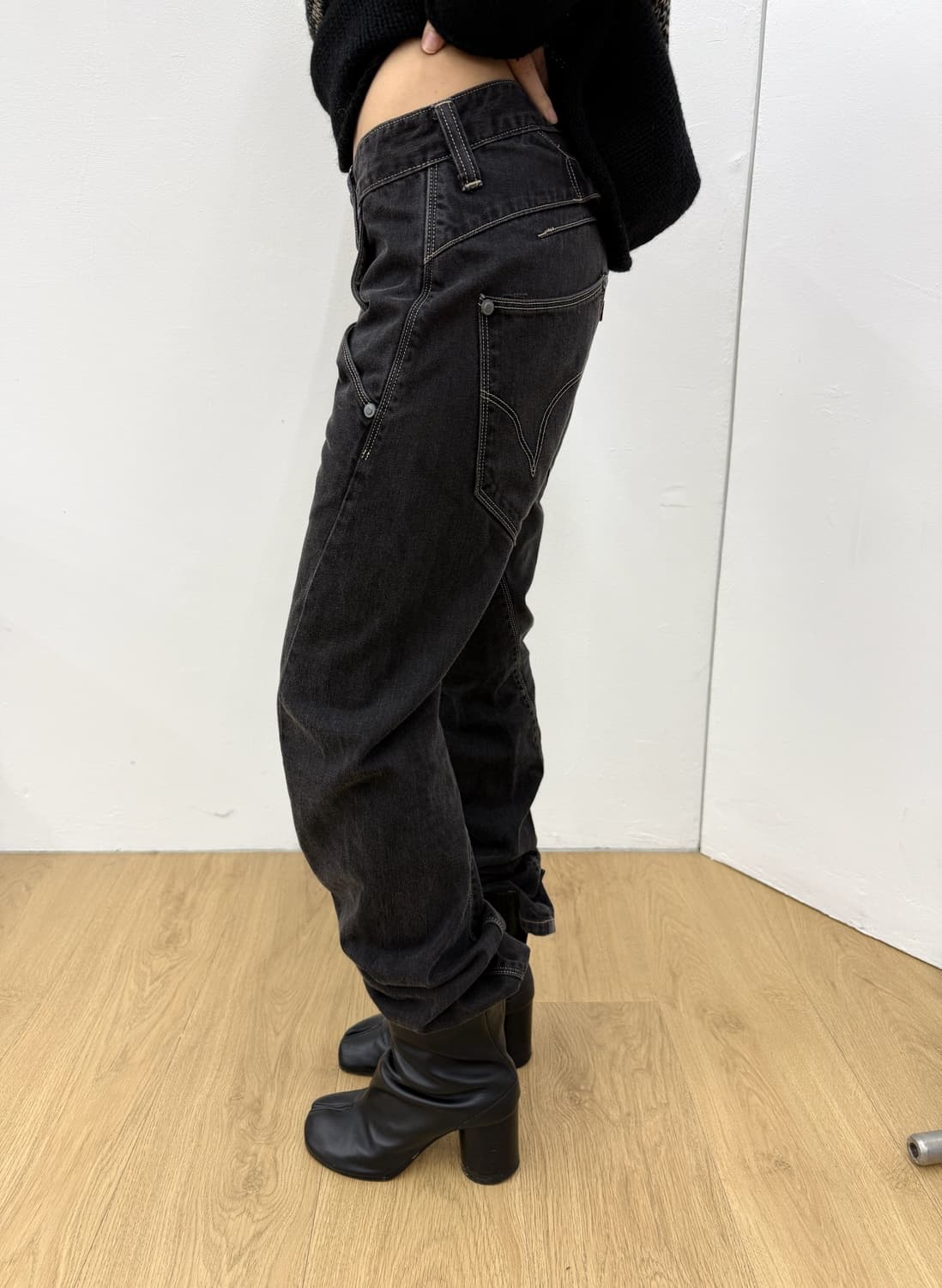 00's levi's grey engineered jeans  상품이미지3