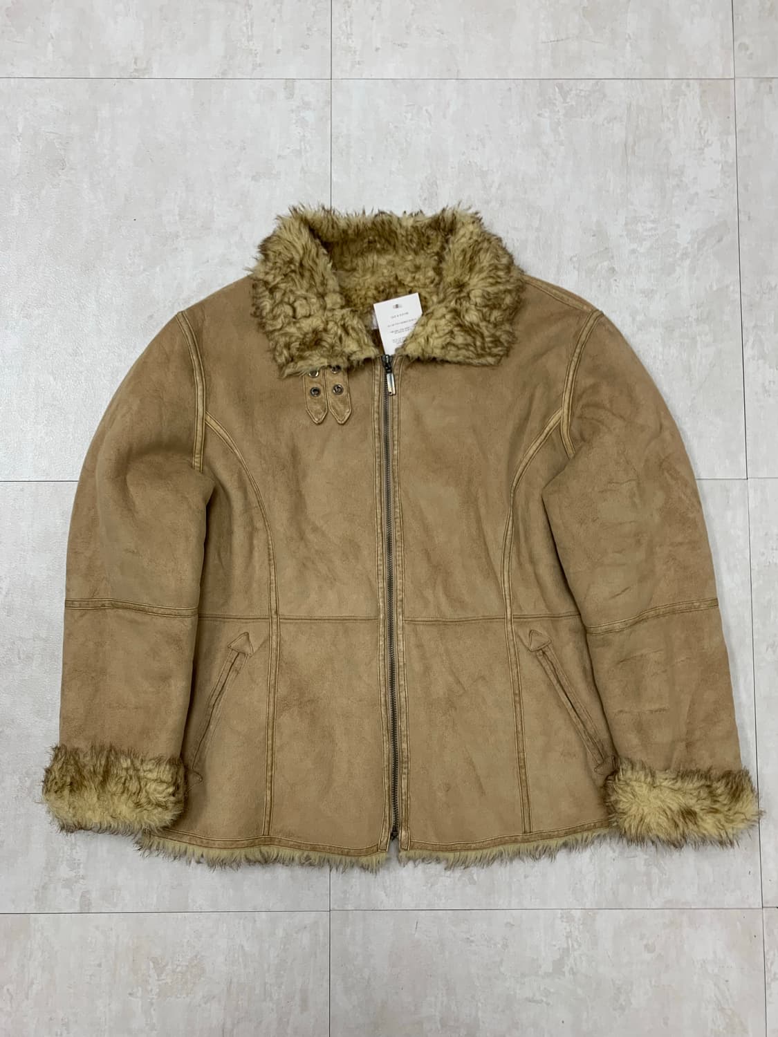 Iseear 스웨이드 무스탕 자켓 #152 상품이미지1